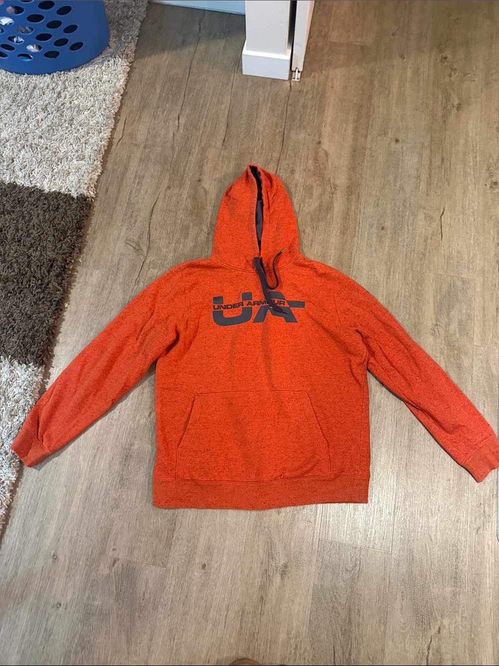 Under Armour Men’s Bright Orange UA Logo Pullover Hoodie